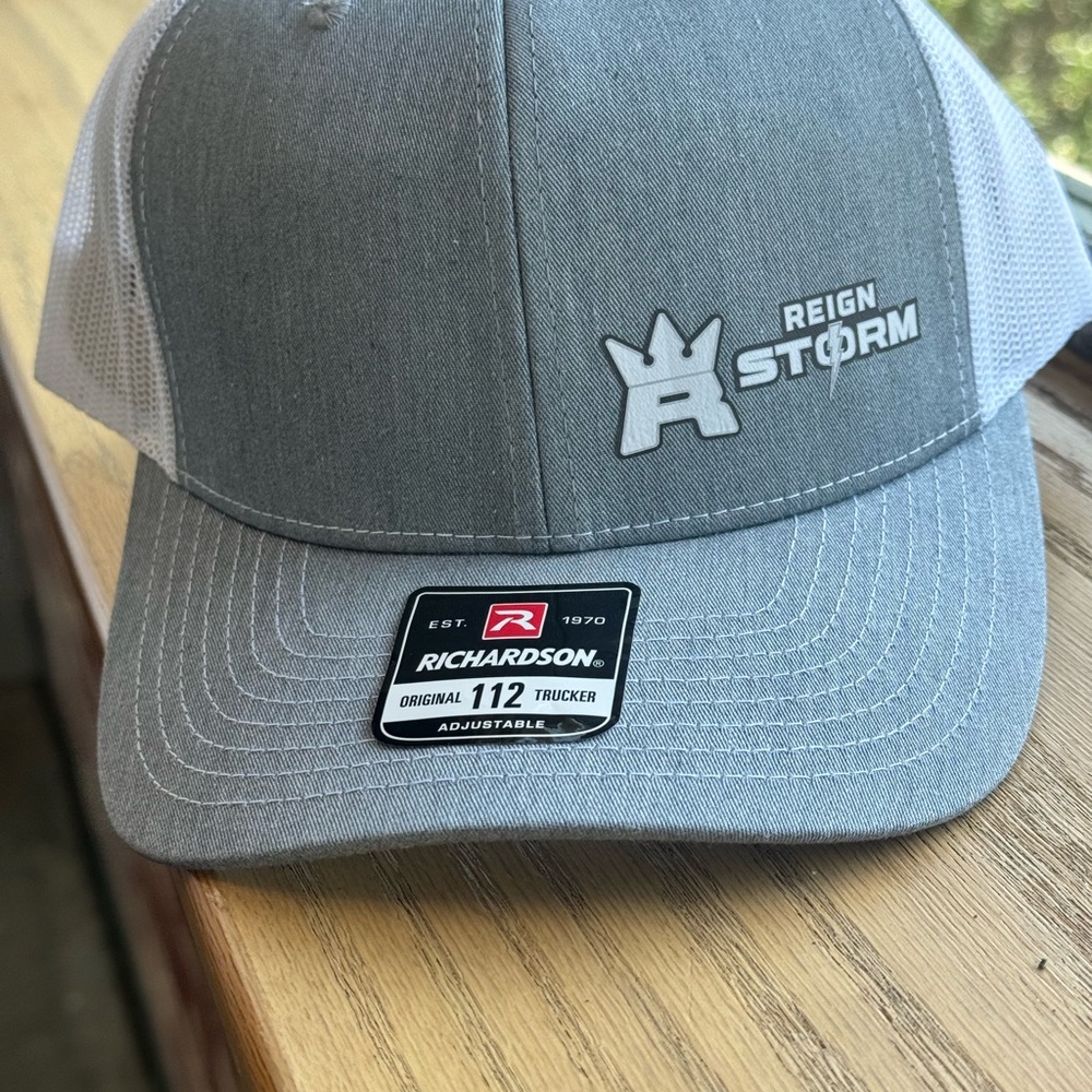 Monster Energy Reign Storm Trucker White Mesh Cap- NWT